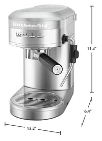 KitchenAid Metal Semi-Automatic Espresso Machine - KES6503SX 