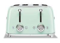 Smeg 4-Slice Long-Slot Toaster - TSF03PGUS|Grille-pain Smeg à fentes longues pour 4 tranches - TSF03PGUS