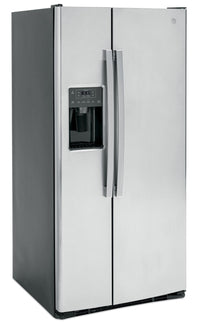 GE 23 Cu. Ft. Side-by-Side Refrigerator - GSS23GYPFS 