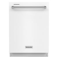 KitchenAid 39 dB Top-Control Dishwasher with Third Level - KDTE204KWH - Dishwasher in White 