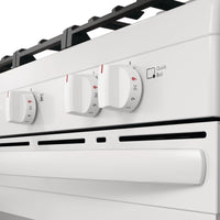 Frigidaire 5.1 Cu. Ft. Gas Range With Quick Preheat and Five Burner Cooktop - White - FCRG3062AW | Cuisinière à gaz Frigidaire de 5,1 pi³ avec préchauffage rapide et surface de cuisson à 5 brûleurs -…