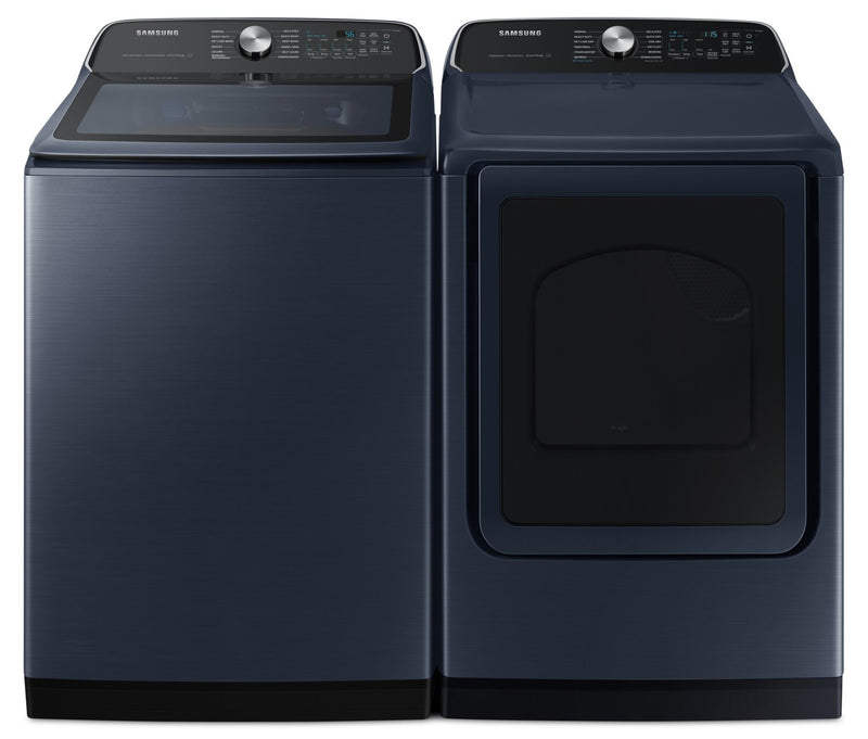 Samsung 6.2 Cu. Ft. Pet Care Top-Load Washer and 7.4 Cu. Ft. Electric Dryer  | Laveuse 6,2 pi³ chargement par le haut avec Soins pour animaux de compagnie et sécheuse électrique 7,4 pi³ Samsung   | SATL715I