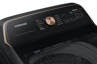 Samsung 6.2 Cu. Ft. Top-Load High-Efficiency Washer - Black Stainless Steel - WA54CG7550AVA4 | Laveuse haute efficacité Samsung à chargement par le haut de 6,2 pi³ - acier inoxydable noir - WA54C…