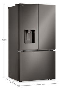 LG 26 Cu. Ft. Smart Counter-Depth MAX™ Refrigerator with Craft Ice™ - LRYXC2606D 