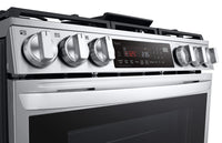 LG 6.3 Cu. Ft. Smart Front-Control Gas Range with Air Fry - LSGL6335F 