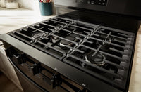 Whirlpool 5 Cu. Ft. Gas Range with Air Fry and Self-Clean - Black - WFGS5030RB  | Cuisinière à gaz Whirlpool de 5 pi³ avec friture à air et autonettoyage - noire - WFGS5030RB  | WFGS50RB