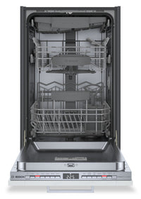 Bosch 18" 800 Series Smart Panel-Ready Dishwasher with PrecisionWash® and Third Rack - SPV68C73UC | Lave-vaisselle intelligent Bosch de série 800 de 18 po avec panneau personnalisable, PrecisionWash et 3e panier - SPV68C73UC | SPV683UC