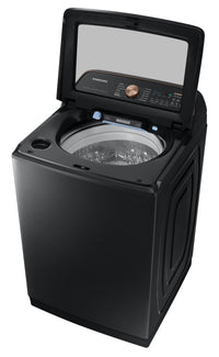 Samsung 6.2 Cu. Ft. Smart Auto Dispense Top-Load Washer and 7.4 Cu. Ft. Electric Dryer  | Laveuse intelligente 6,2 pi³ chargement par le haut avec système de distribution automatique et sécheuse électrique 7,4 pi³ Samsung  | SATL755V