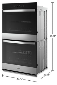 Whirlpool 10 Cu. Ft. Smart Double Wall Oven - WOED5030LZ 