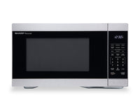 Sharp 1.1 Cu. Ft. Carousel® Countertop Microwave - Stainless Steel - SMC1162KSC | Four à micro-ondes de comptoir Sharp de 1,1 pi3 avec plateau tournant CarouselMD - SMC1162KSC | SMC116SC