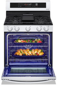 LG 5.8 Cu. Ft. Smart True Convection Gas Range with Air Fry - LRGL5825F - Gas Range in Stainless Steel