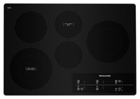 KitchenAid 30" Electric Cooktop with Touch-Activated Controls - KCES950KSS  