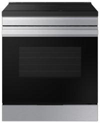 Samsung 6.3 Cu. Ft. Smart Induction Slide In Range - Stainless Steel - NSI6DG9100SRAC | Cuisinière intelligente à induction encastrée Samsung de 6,3 pi³ - acier inoxydable - NSI6DG9100SRAC