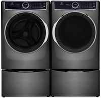 Electrolux 5.2 Cu. Ft. Front-Load Washer and 8 Cu. Ft. Gas Dryer - Titanium 