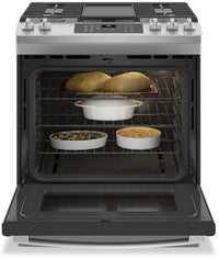 GE 5.6 Cu. Ft. Convection Gas Range with No-Preheat Air Fry - JCGS760SPSS 