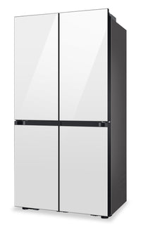 Samsung 36" 22.8 Cu. Ft. Bespoke Counter-Depth 4-Door Flex™ with Beverage Center Refrigerator - Whit… | Réfrigérateur BESPOKE Samsung de 22,8 pi³ et de 36 po de profondeur comptoir à 4 portes FlexMC avec …