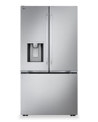 LG 36" 24 Cu. Ft. Counter-Depth MAX™ Zero Clearance™ French-Door Refrigerator - LF24Z6530S | Réfrigérateur LG de 36 po et 24 pi3 de profondeur comptoir Counter-Depth MaxMC à portes françaises avec Zero ClearanceMC - LF24Z6530S | LF24Z65S