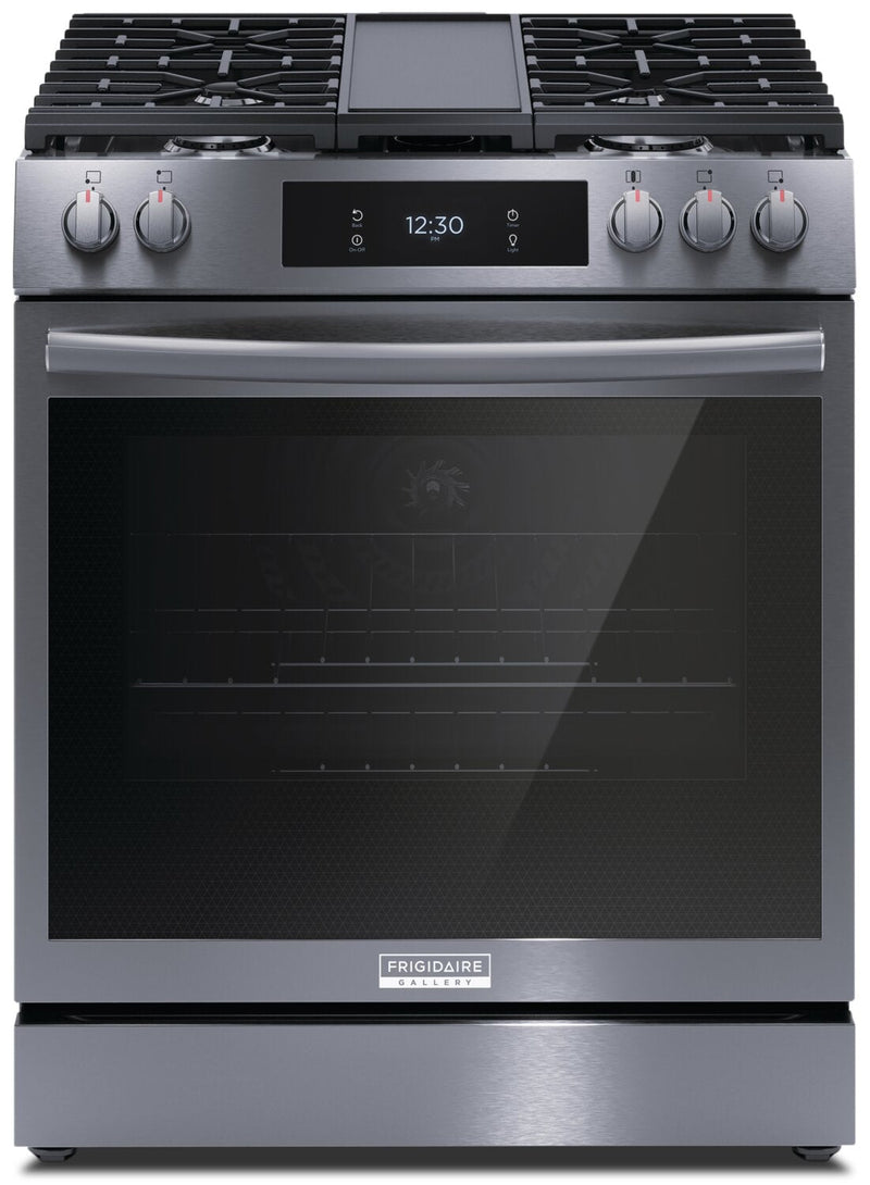 Frigidaire Gallery 6 Cu. Ft. Front-Control Gas Range with Total Convection - GCFG3060BD 