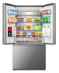 Hisense 22.4 Cu. Ft. Counter-Depth French-Door Refrigerator - RF225C3CSEI 