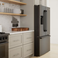 Bosch 500 Series 36" 26 Cu. Ft. French-Door Refrigerator - Black Stainless Steel - B36FD52SNB  | Réfrigérateur Bosch Série 500 de 36 po et de 26 pi3 à portes françaises - acier inoxydable noir - B36FD52SNB  | B36FD52B