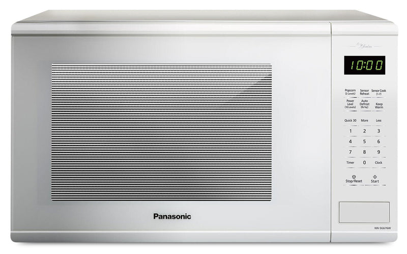 Panasonic Genius® 1.3 Cu. Ft. Countertop Microwave - NNSG676WC | Four à micro-ondes de comptoir Panasonic de 1,3 pi3 - NNSG676WC | NNSG67CW