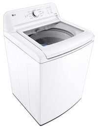 LG 4.8 Cu. Ft. Top-Load High-Efficiency Washer - White - WT6105CW | Laveuse haute efficacité LG à chargement par le haut de 4,8 pi³ - blanche - WT6105CW