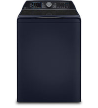 GE Profile 6.2 Cu. Ft. Top-Load Washer and 7.3 Cu. Ft. Electric Dryer - Sapphire Blue  