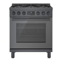 Bosch 800 Series 3.9 Cu. Ft. Dual Fuel Freestanding Range - HDS8045C 