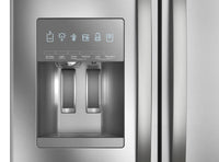 Whirlpool 36" 25 Cu. Ft. French-Door Refrigerator with Ice and Water Dispenser - WRFF3436RZ | Réfrigérateur Whirlpool de 36 po et de 25 pi³ à portes françaises avec distributeur d’eau et de glaçons - WRFF3436RZ | WRFF34RZ