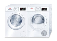 Bosch 300 Series 2.2 Cu. Ft. Front-Load Washer and 4 Cu. Ft. Condensation Dryer  