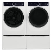 Electrolux 5.2 Cu. Ft. Front-Load Washer and 8 Cu. Ft. Gas Dryer - White 