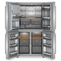 KitchenAid 36" 19.4 Cu. Ft. Counter-Depth 4-Door Refrigerator - Stainless Steel - KRQC736RPS | Réfrigérateur à 4 portes KitchenAid de 36 po et de 19,4 pi3 de profondeur comptoir - acier inoxydable - KRQC736RPS | KRQC736S