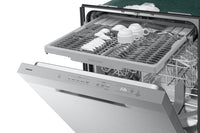 Samsung 24" 48 dBA 5500 Series Top-Control Dishwasher with Third Rack - DW80DG5500SRAA | Lave-vaisselle Samsung de série 5500 de 24 po et de 48 dBA avec commandes sur le dessus et 3e panier - DW80DG5500SRAA | DW80DG55