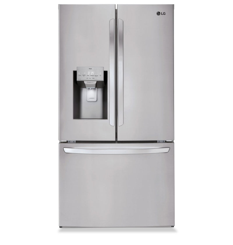 LG 28 Cu. Ft. French-Door Refrigerator with ThinQ® Technology - LRFS28XBS  