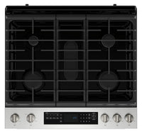 Maytag 5.8 Cu. Ft. Gas Range with Air Fry and AquaLift® - Fingerprint Resistant Stainless Steel - MG… | Cuisinière à gaz Maytag de 5,8 pi³ avec friture à air et technologie AquaLiftMD - acier inoxydable r…