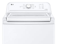 LG 4.8 Cu. Ft. Top-Load High-Efficiency Washer - White - WT6105CW | Laveuse haute efficacité LG à chargement par le haut de 4,8 pi³ - blanche - WT6105CW