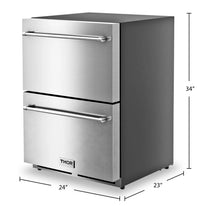 Thor Kitchen 3.36 Cu. Ft. Indoor/Outdoor Freezer Drawer - TRZ24U | Congélateur à tiroirs Thor Kitchen de 3,36 pi3 pour l’intérieur et l’extérieur - TRZ24U | TRZ24USS