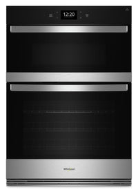 Whirlpool 30" 4.3 Cu. Ft. Electric Combination Wall Oven with True Convection - Fingerprint Resistan… | Four mural combiné électrique Whirlpool de 4,3 pi³ et de 30 po avec convection véritable - acier ino…