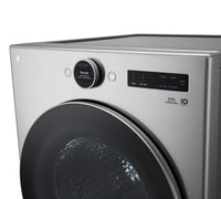 LG 7.8 Cu. Ft. Heat Pump Dryer - Graphite Steel - Stackable - DLHC5502V | Sécheuse LG de 7,8 pi³ avec pompe à chaleur - acier graphite - superposable - DLHC5502V