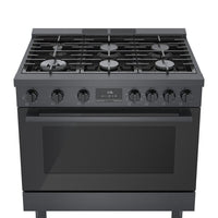 Bosch 800 Series 3.5 Cu. Ft. Dual Fuel Freestanding Range - HDS8645C 