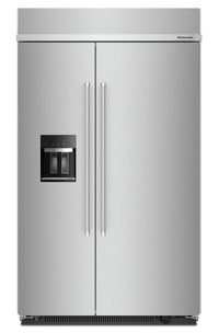 KitchenAid 29.4 Cu. Ft. Built-In Side-by-Side Refrigerator - KBSD708MPS 