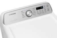 Samsung 5.4 Cu. Ft. Smart Top-Load Washer and 7.4 Cu. Ft. Electric Dryer - White | Laveuse intelligente à chargement par le haut 5,4 pi³, sécheuse électrique 7,4 pi³ Samsung - blanches | SATL350I