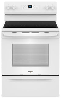 Whirlpool 5.3 Cu. Ft. Electric Range with Self-Clean - White - YWFES3530RW | Cuisinière électrique Whirlpool de 5,3 pi³ avec autonettoyage - blanche - YWFES3530RW