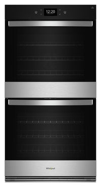 Whirlpool 30" 10 Cu. Ft. Electric Double Wall Oven with True Convection - Fingerprint Resistant Stai… | Four mural double électrique Whirlpool de 10 pi³ et de 30 po avec convection véritable - acier inoxy…