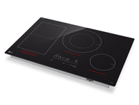 LG 30" Smart Induction Cooktop with UltraHeat™ Element - Black - CBIH3017BE | Surface de cuisson intelligente à induction LG de 30 po avec élément UltraHeatMC - noire - CBIH3017BE | CBIH37BE