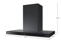 Samsung Bespoke 36" 7 Series Smart Chimney Range Hood - NK36CB700W33AA 