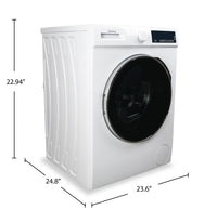 Danby 2.2 Cu. Ft. Stackable Compact Front-Load Washer with Steam - White - DWM022D3WDB | Laveuse à chargement frontal compacte et superposable Danby de 2,2 pi³ avec vapeur - blanche - DWM022D3WDB | DWM022DB