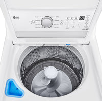 LG 5.6 Cu. Ft. Top-Load High-Efficiency Washer - White - WT7155CW | Laveuse haute efficacité LG à chargement par le haut de 5,6 pi³ - blanche - WT7155CW