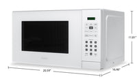 Danby 1.1 Cu. Ft. Countertop Microwave - White - DBMW1121BWW | Four à micro-ondes de comptoir Danby de 1,1 pi3 - blanc - DBMW1121BWW | DBMW11WW