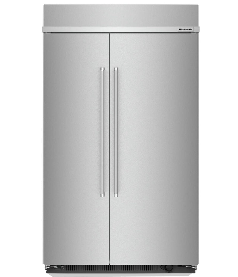 KitchenAid 30 Cu. Ft. Built-In Side-by-Side Refrigerator - KBSN708MPS 